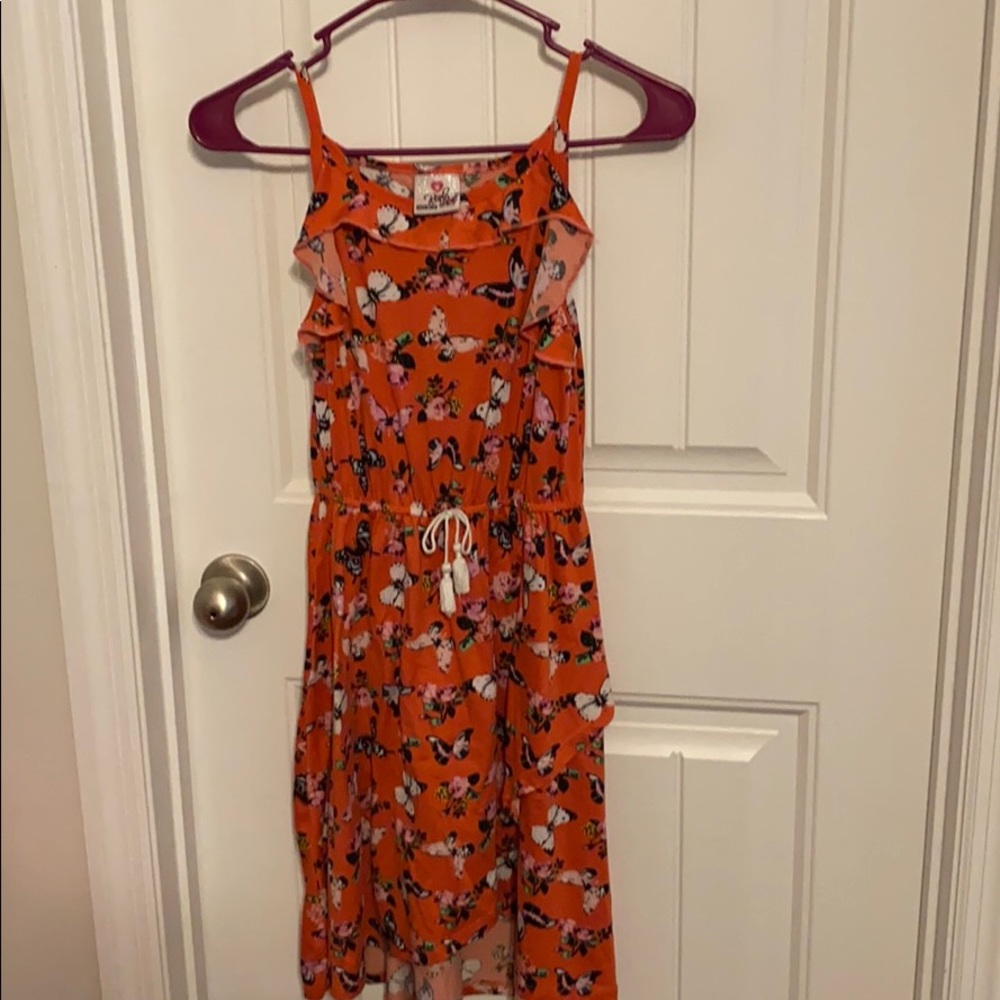 Pink salmon dress